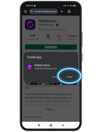 Roby Casino Potwierdz instalacje