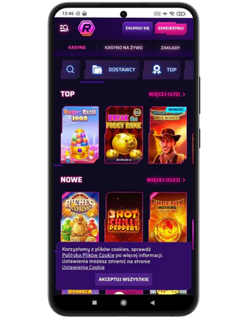 Roby Casino Wejdz do aplikacji
